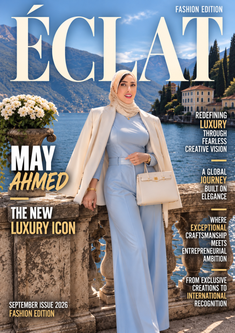 May Ahmed: International Fashion Entrepreneur, Luxury Designer and Global Business Leader